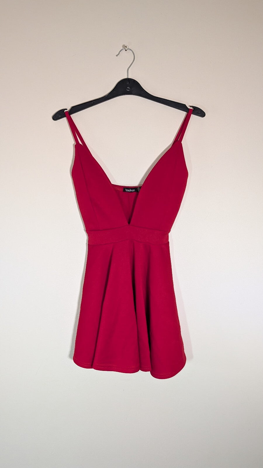 Boohoo Women's Dress - Red - Size 6