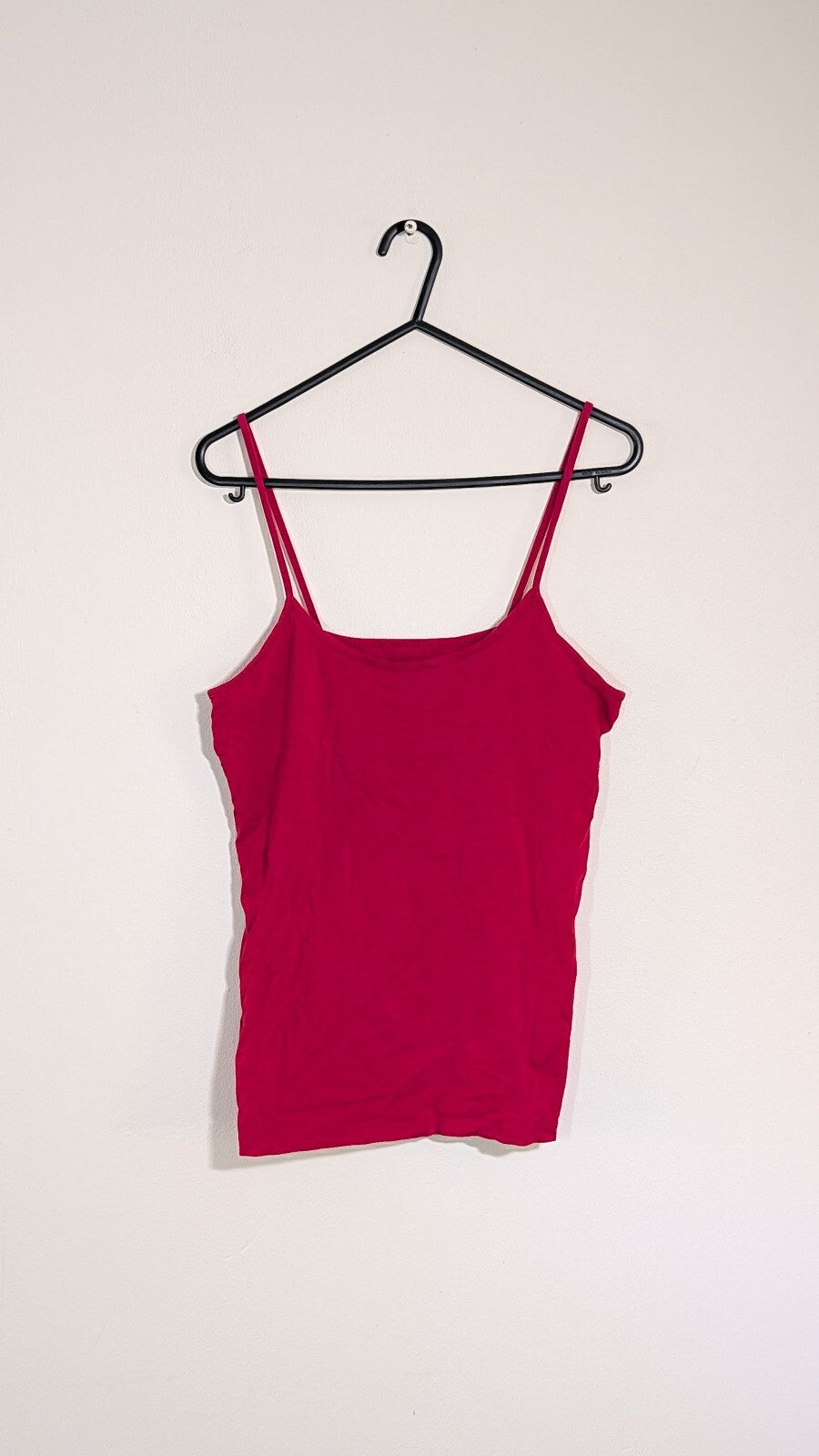 Peacocks Women's Vest T Shirt - Red - Size 14