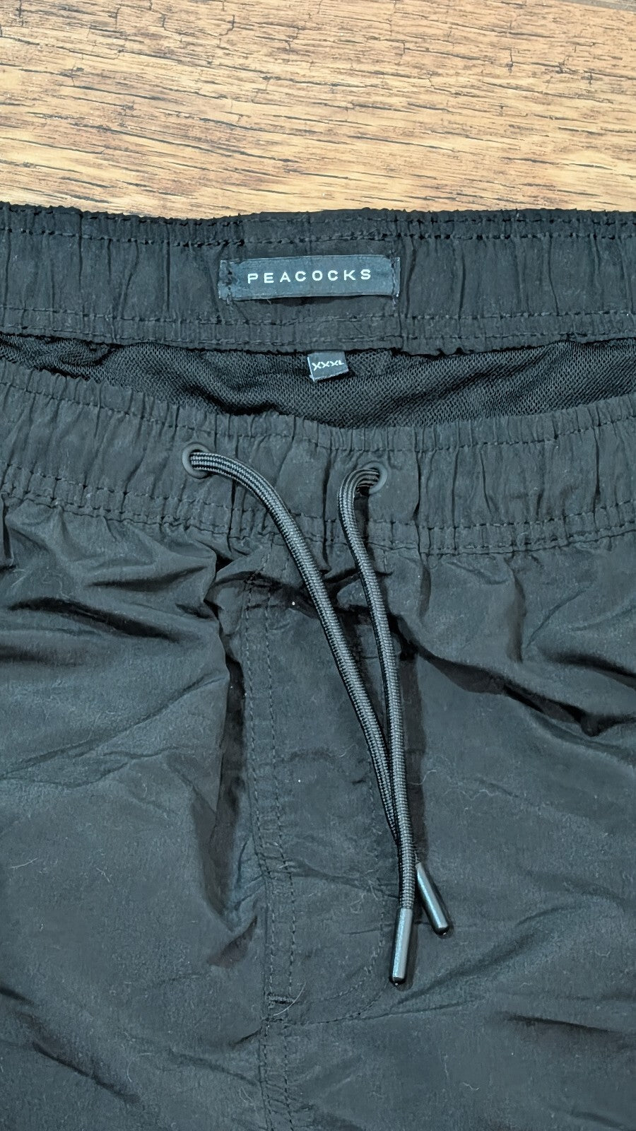 Peacocks Men's Swimming Shorts - Black - Size XXXL