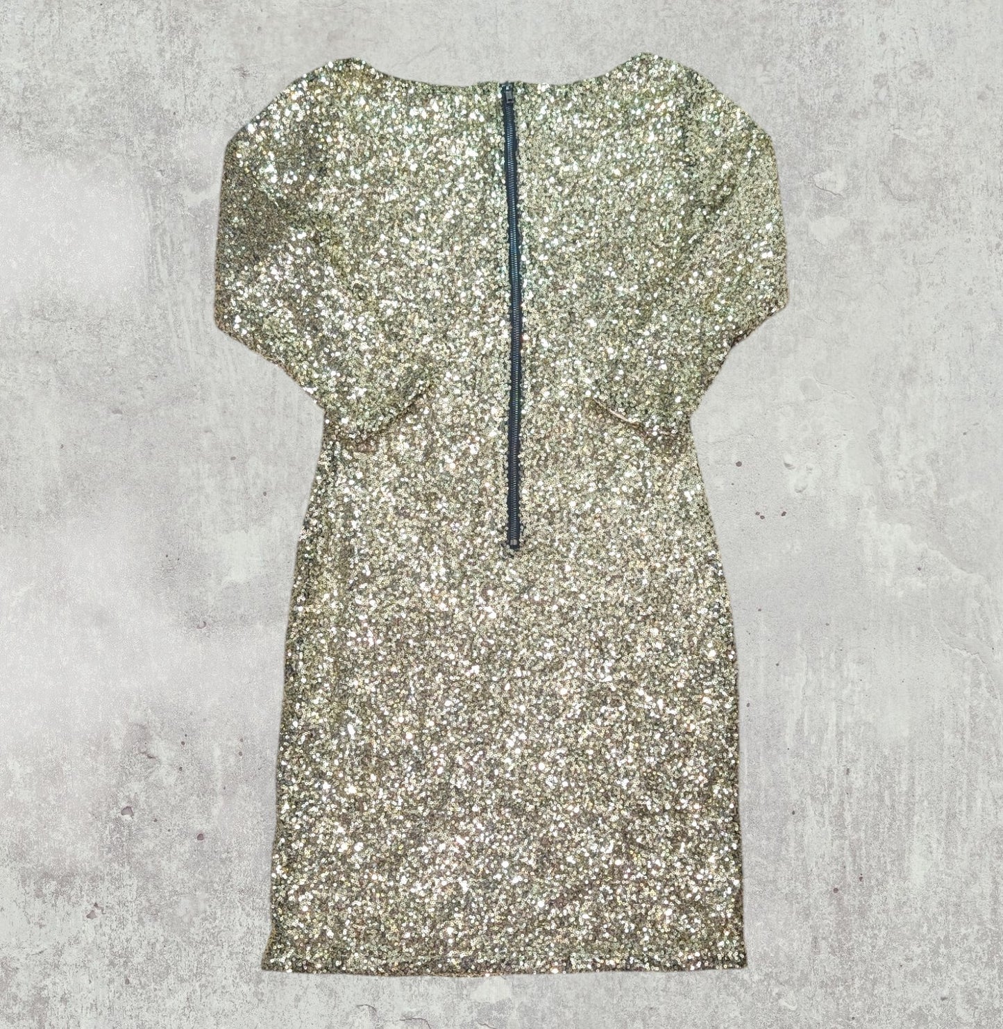 Alice & You Women's Sequin Dress - Gold - Size 12