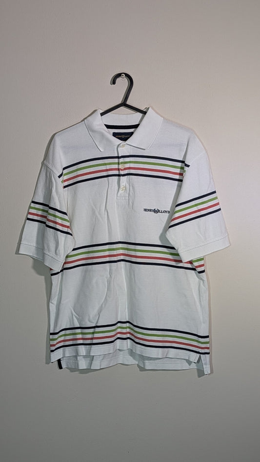 Henri Lloyd Men's Polo T Shirt - White - Size Small