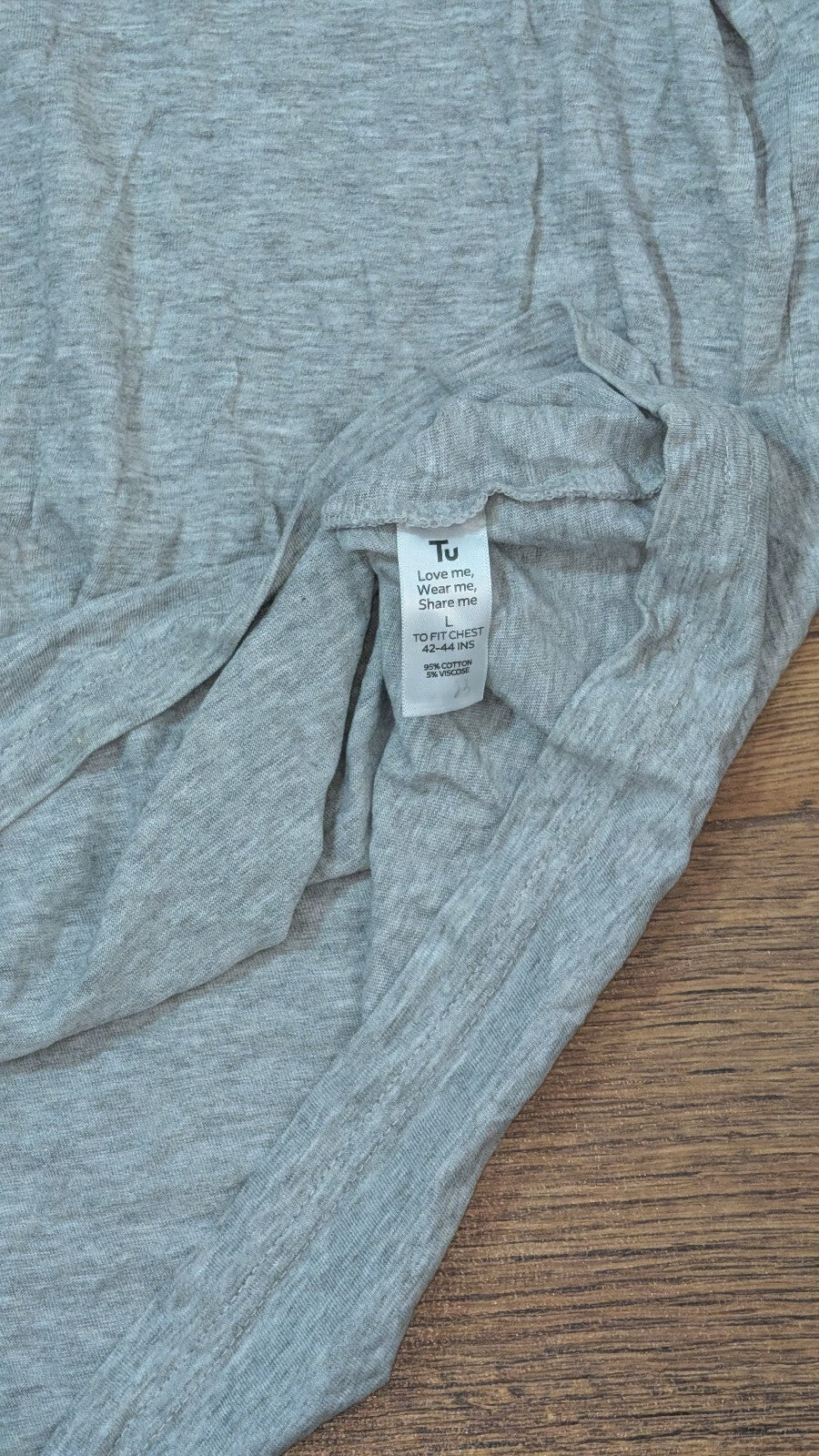 Tu Women's T Shirt - Grey - Size Large
