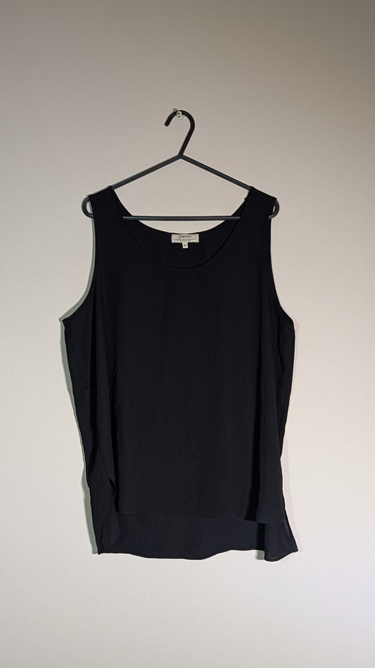 Papaya Women's Vest T Shirt - Black - Size 14