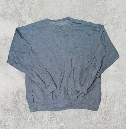 Fruit Of The Loom Men's Sweatshirt Jumper - Grey - Size XL