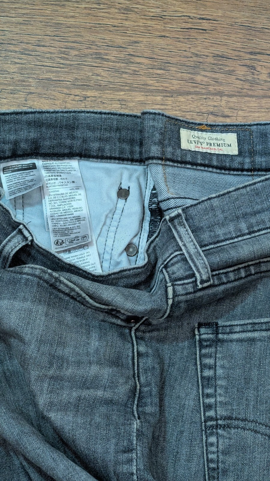 Levi's Men's 512 Slim Taper Jeans - Blue - Size 32W 32L