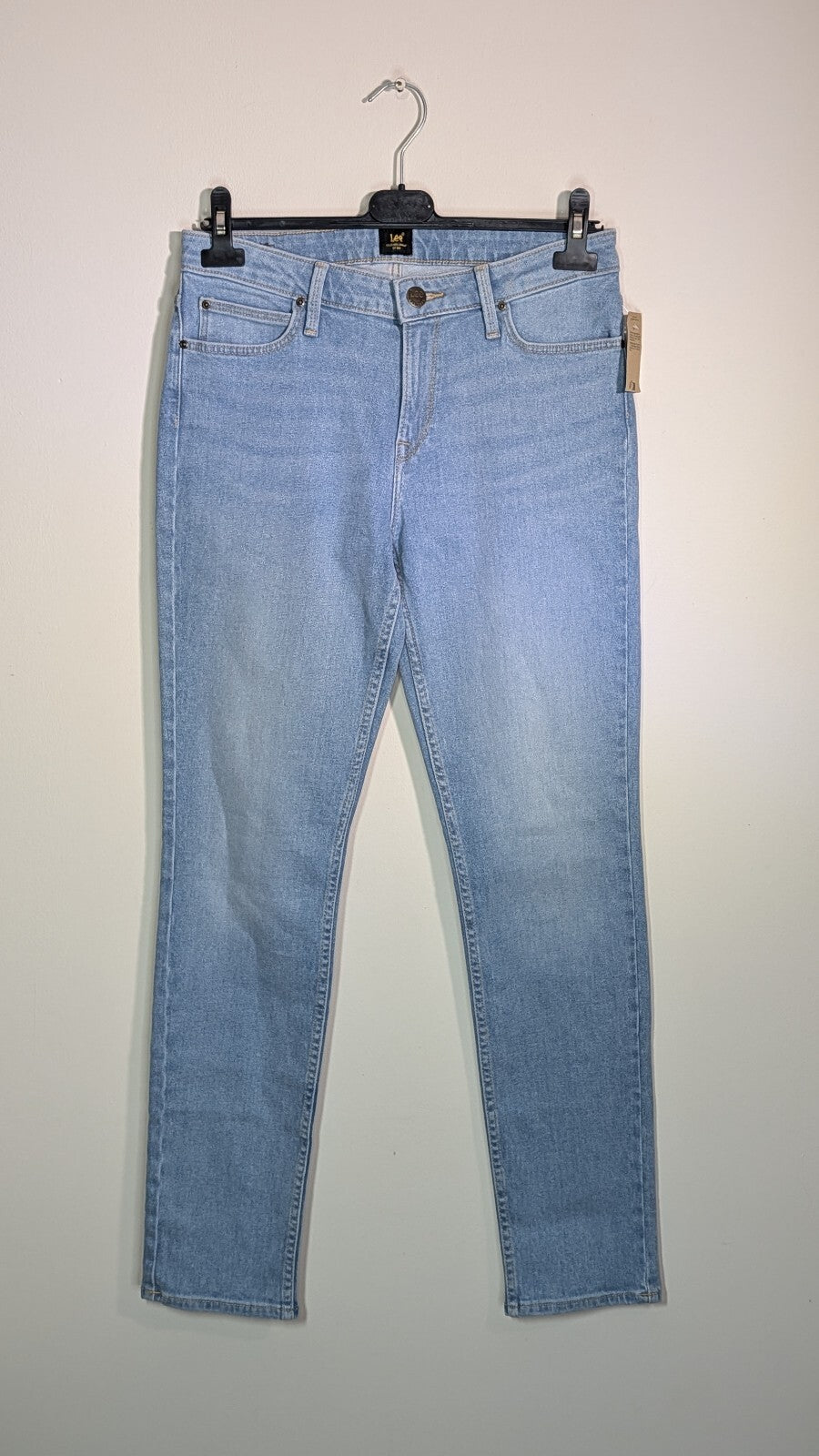 Lee Women's Elly Slim Straight Jeans - Blue - Size 29W 33L