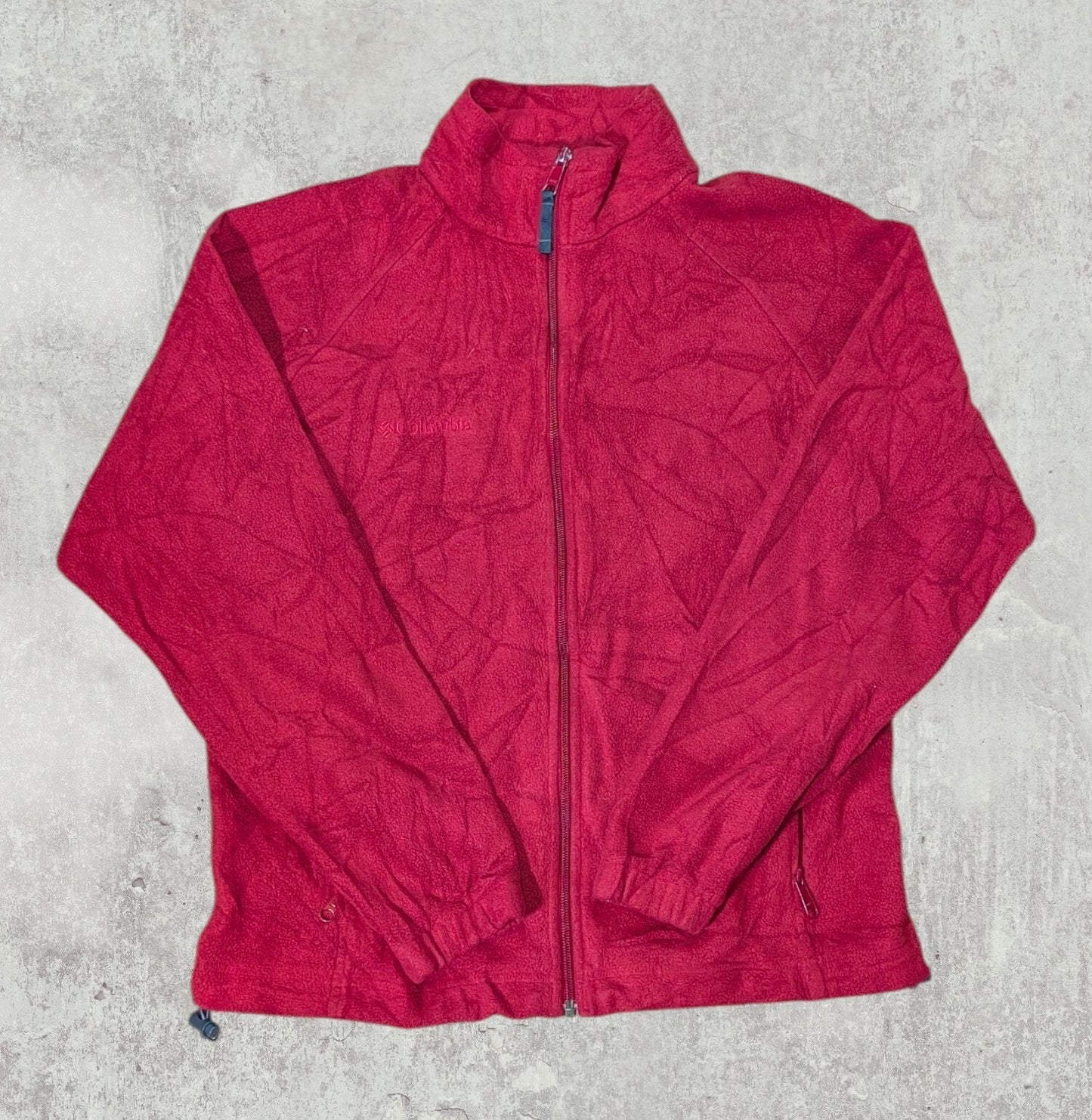 Columbia Women's Fleece Jacket - Red - Size Medium