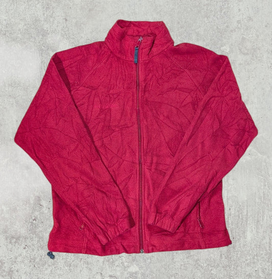Columbia Women's Fleece Jacket - Red - Size Medium