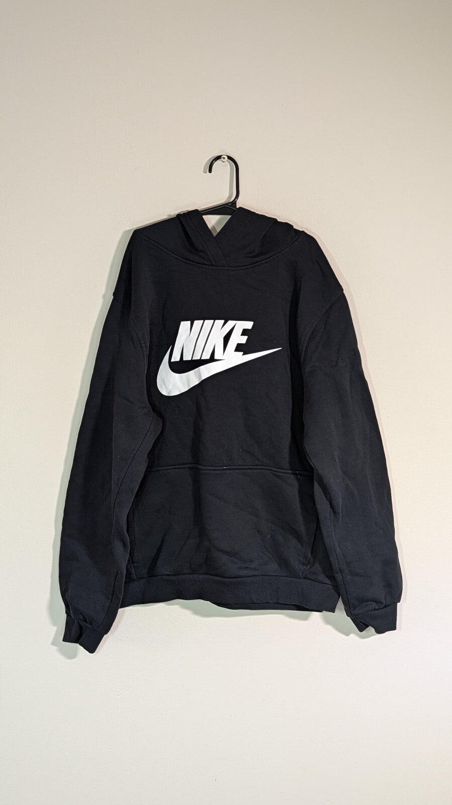 Nike Kid's Boys Hoodie Sweatshirt - Black - Size XL