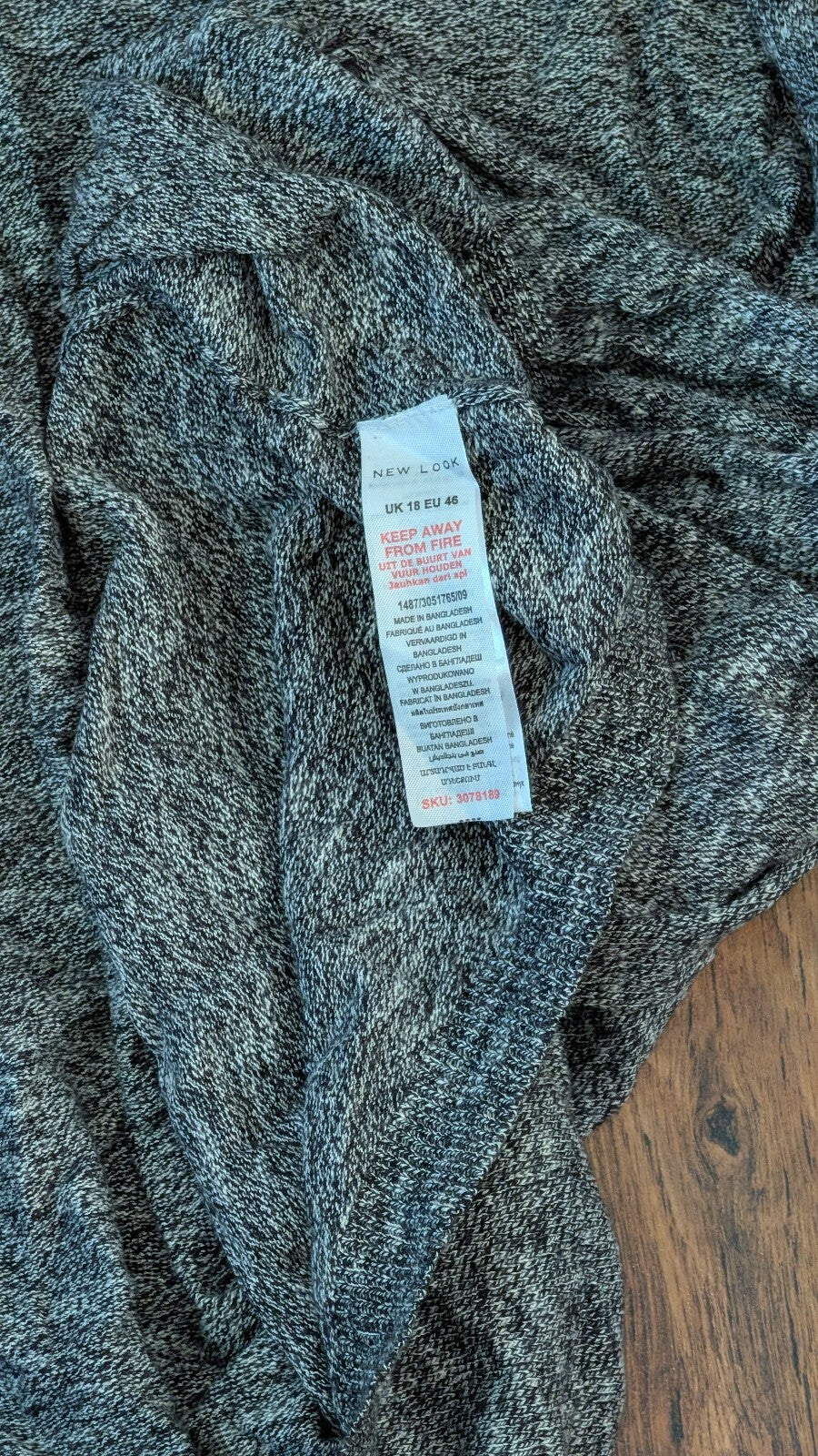 New Look Women's Cardigan - Grey - Size 18