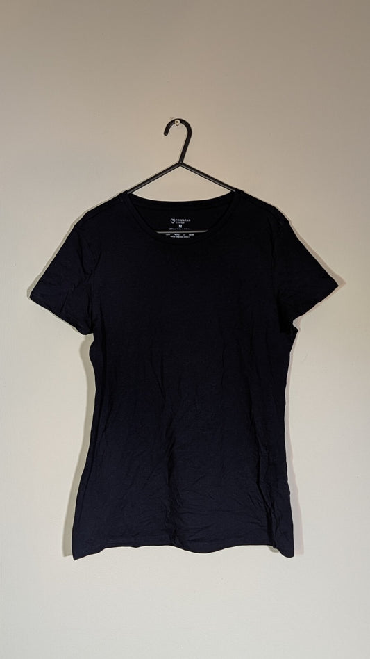Primark Women's T Shirt - Navy - Size Medium