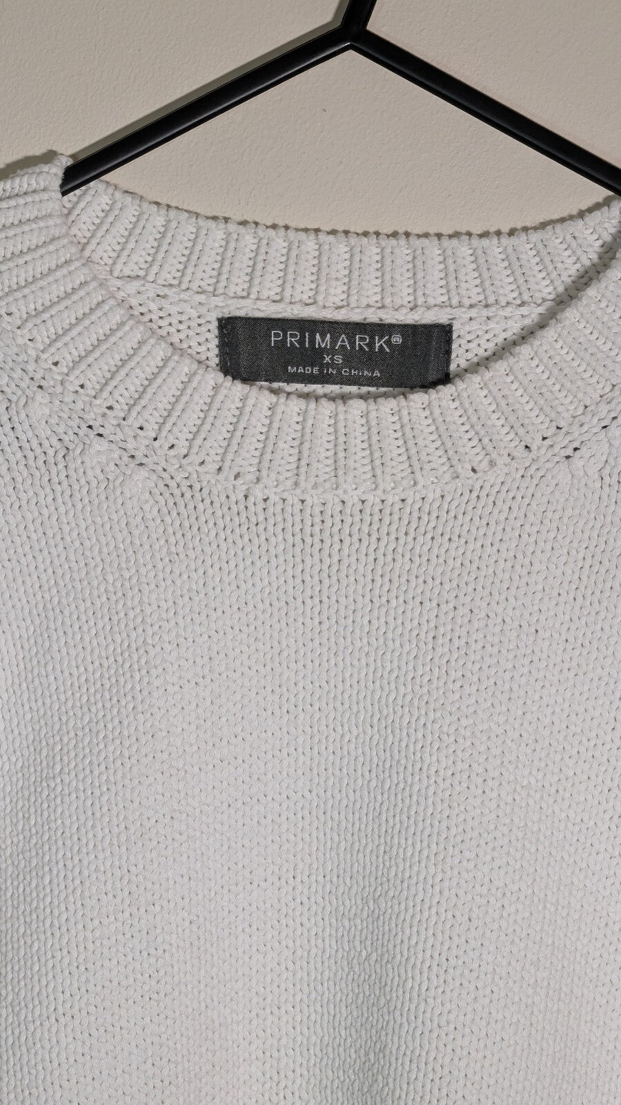 Primark Women's Sweatshirt Jumper - White - Size XS