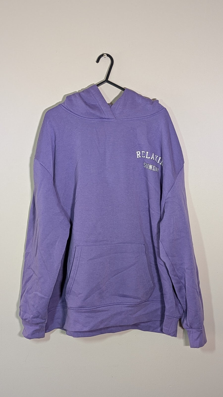 Primark Women's Hoodie Jumper - Purple - Size XL
