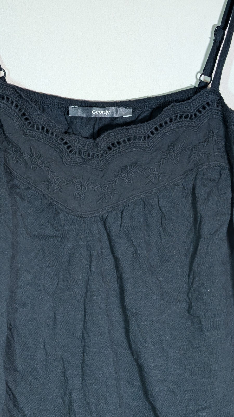 George Women's Vest - Black - Size 8