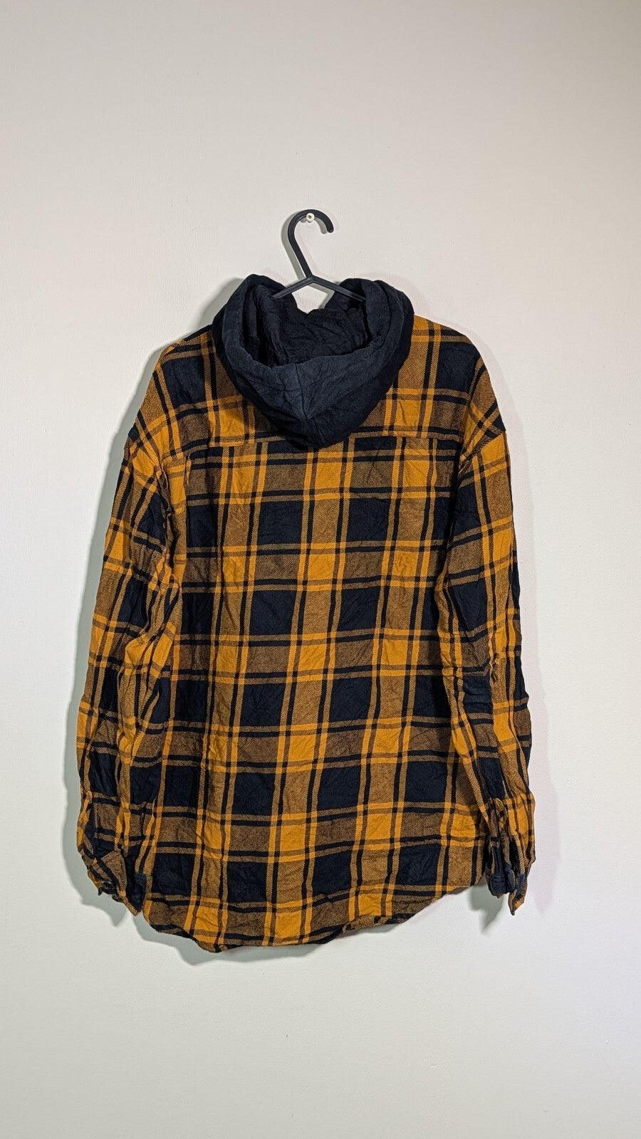 Forever 21 Men's Check Jacket - Orange - Size Medium