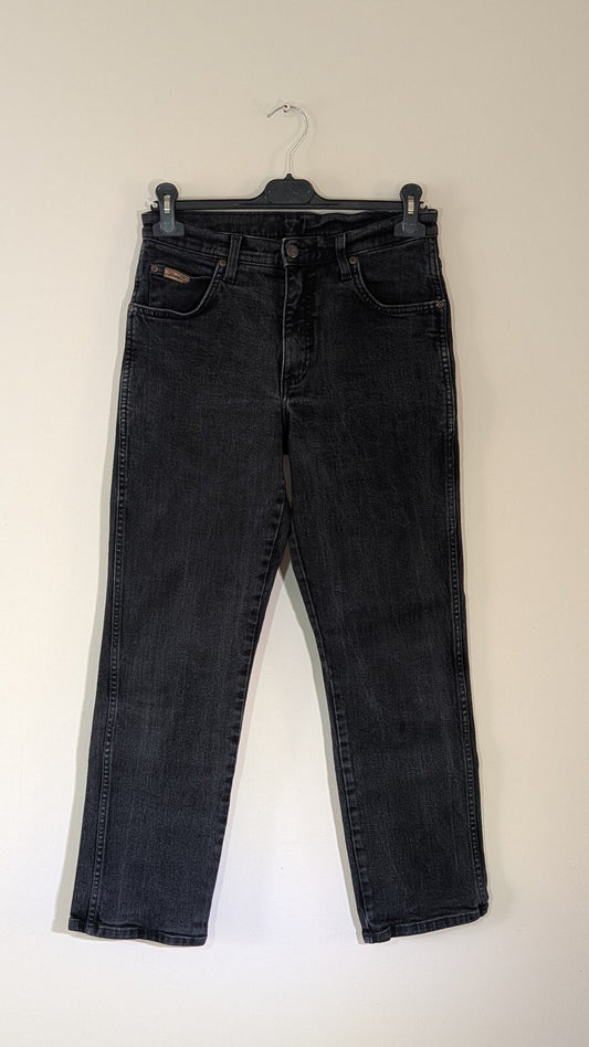 Wrangler Men's Texas Stretch Jeans - Black - Size 30W 30L