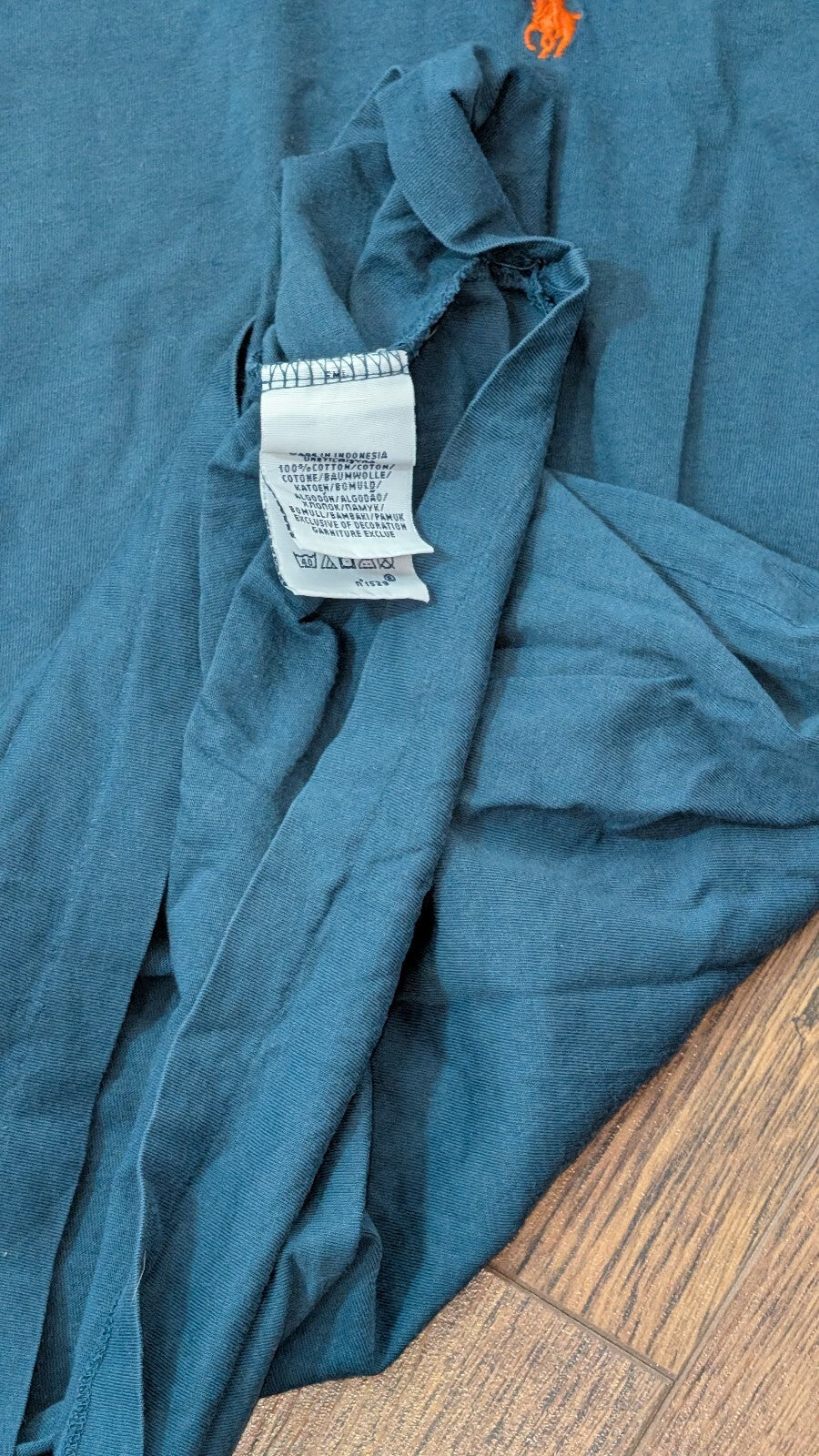 Ralph Lauren Men's T Shirt - Blue - Size Small