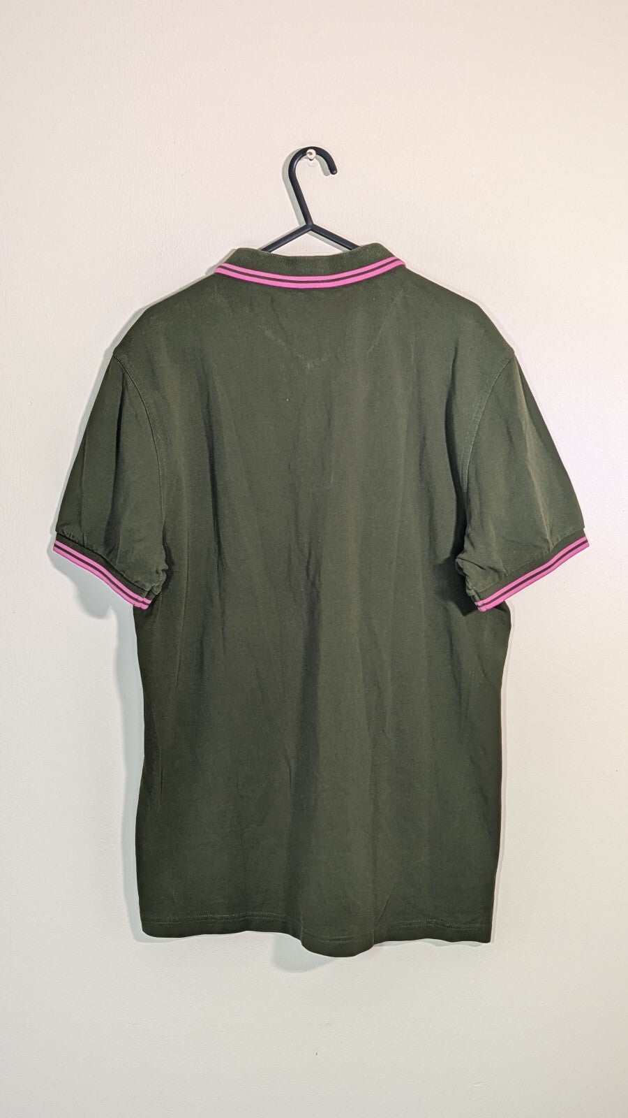 Fred Perry Men's Polo T Shirt - Green - Size Large