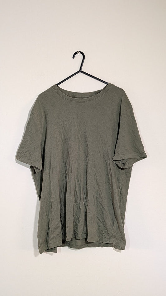 Primark Women's T Shirt - Khaki - Size Large