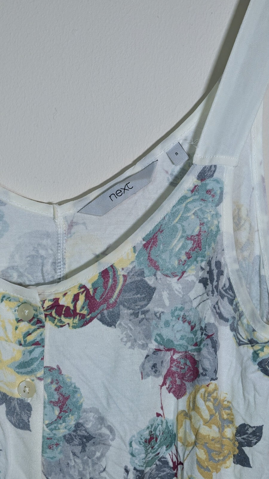 Next Women's Vest Shirt - White - Size 8