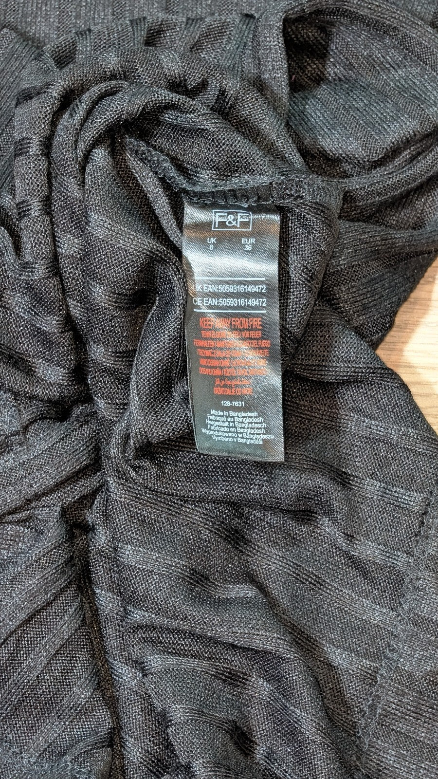 F&F Women's Dress - Black - Size 8