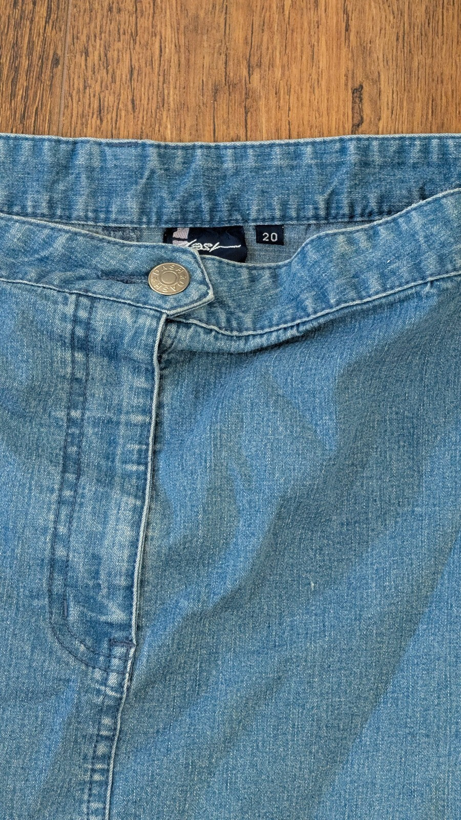 Dash Women's Denim Skirt - Blue - Size 20