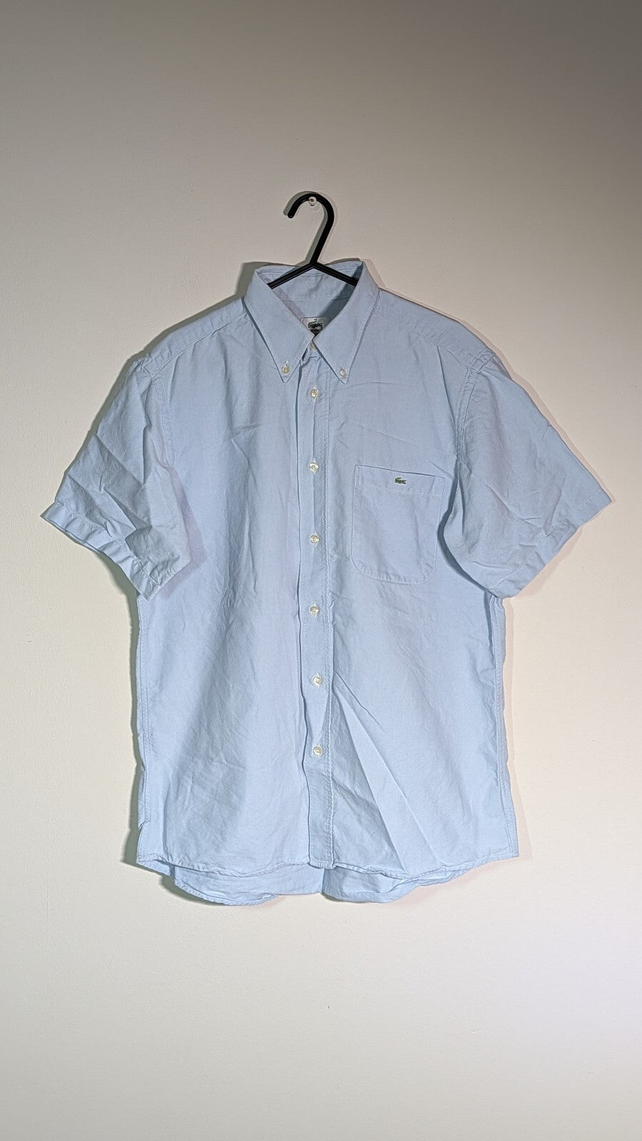 Lacoste Men's Shirt - Blue - Size 40 / Medium