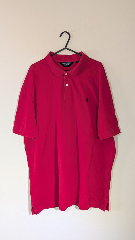 Ralph Lauren Men's Pro Fit Polo T Shirt - Red - Size XXL