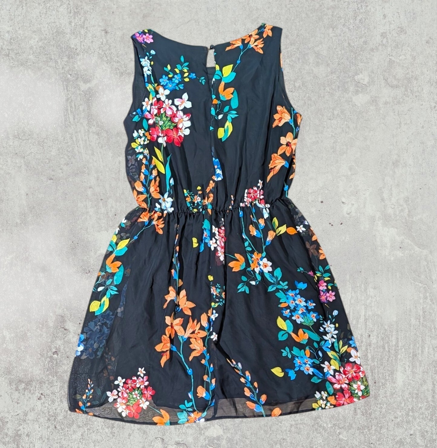 Atmosphere Women's Floral Dress - Black - Size 14
