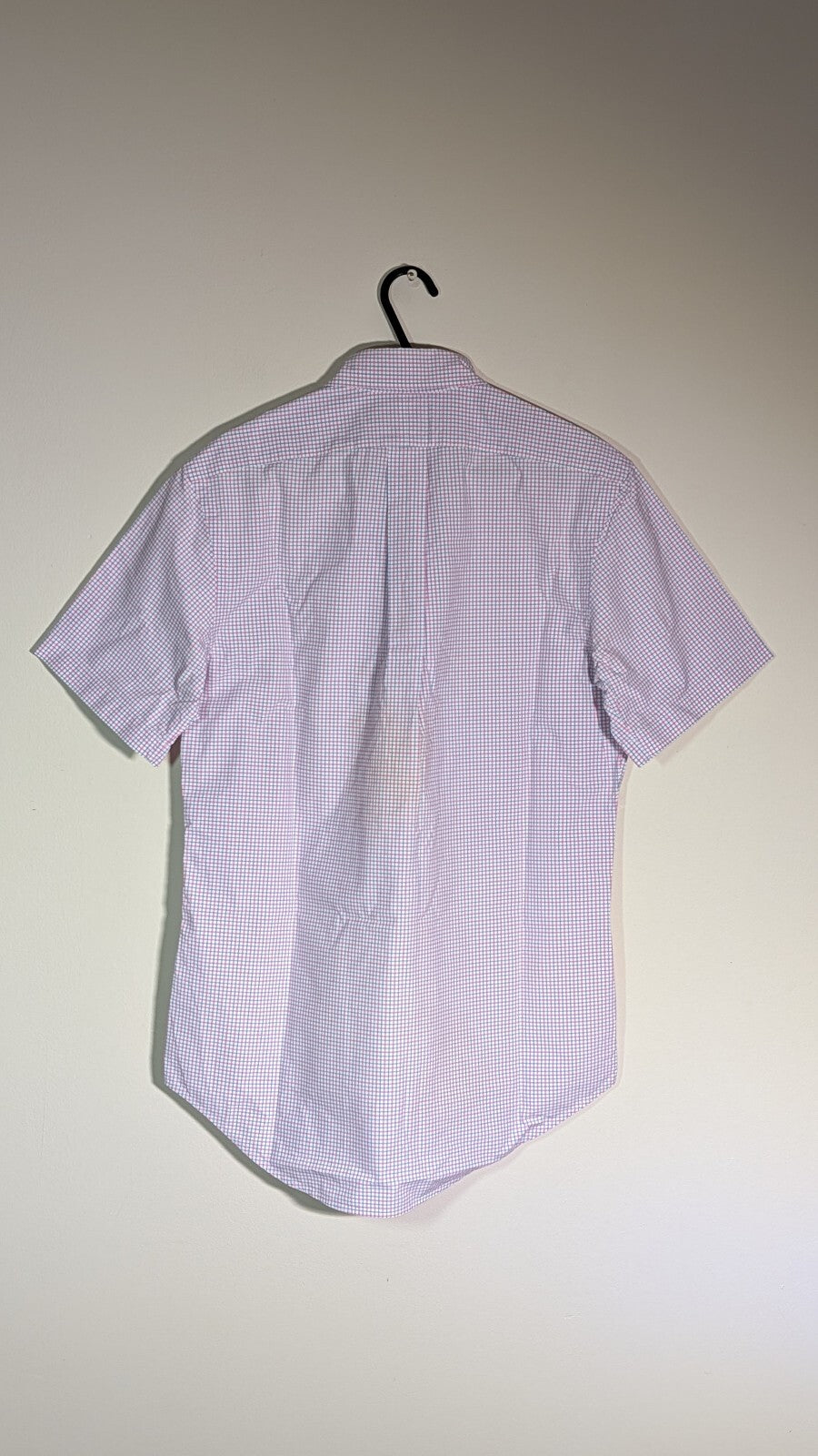 Ralph Lauren Men's Custom Fit Check Shirt - Pink - Size Small