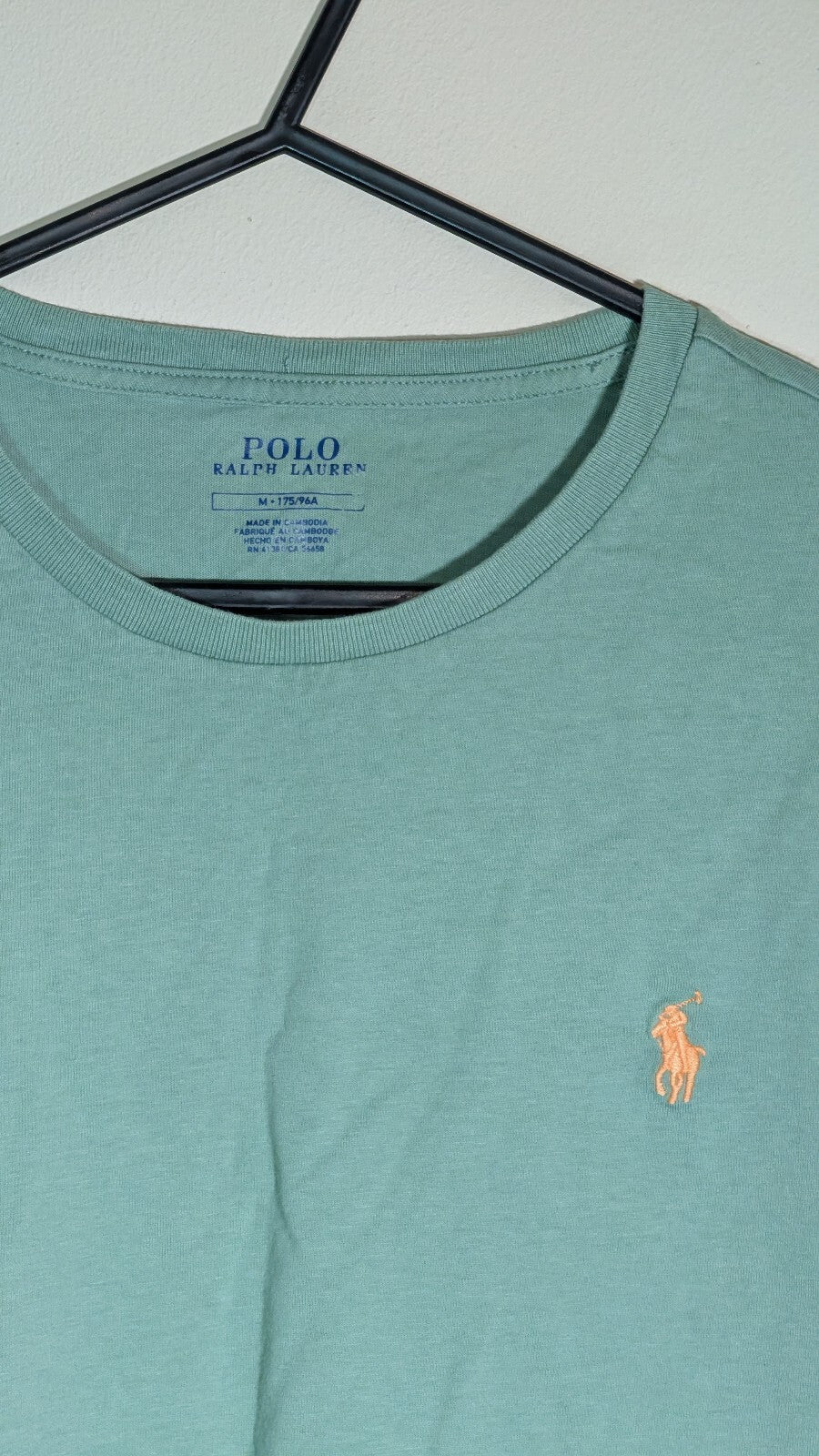 Ralph Lauren Men's T Shirt - Green - Size Medium