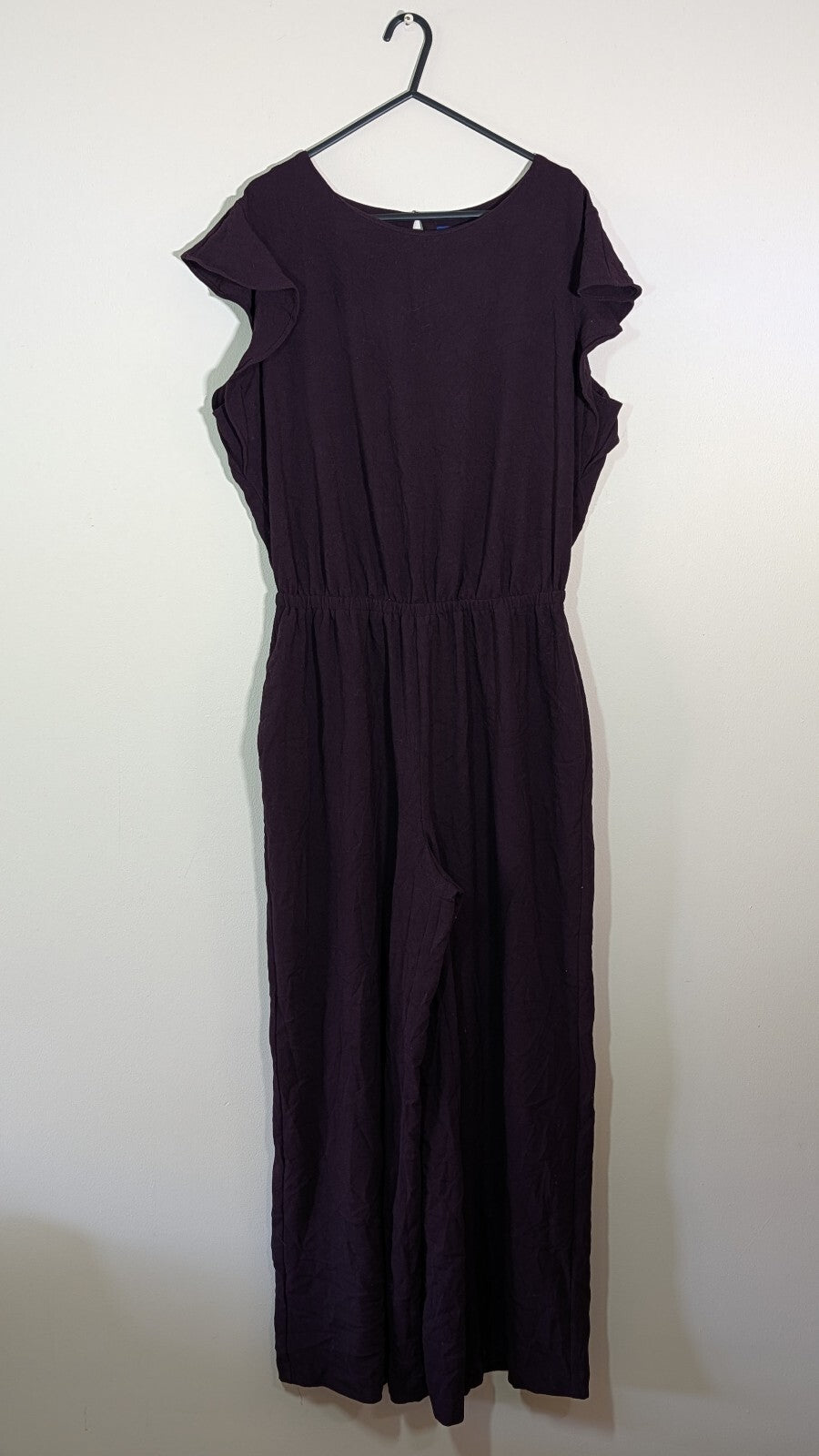 Apt. 9 Women's Jumpsuit - Burgundy - Size Large