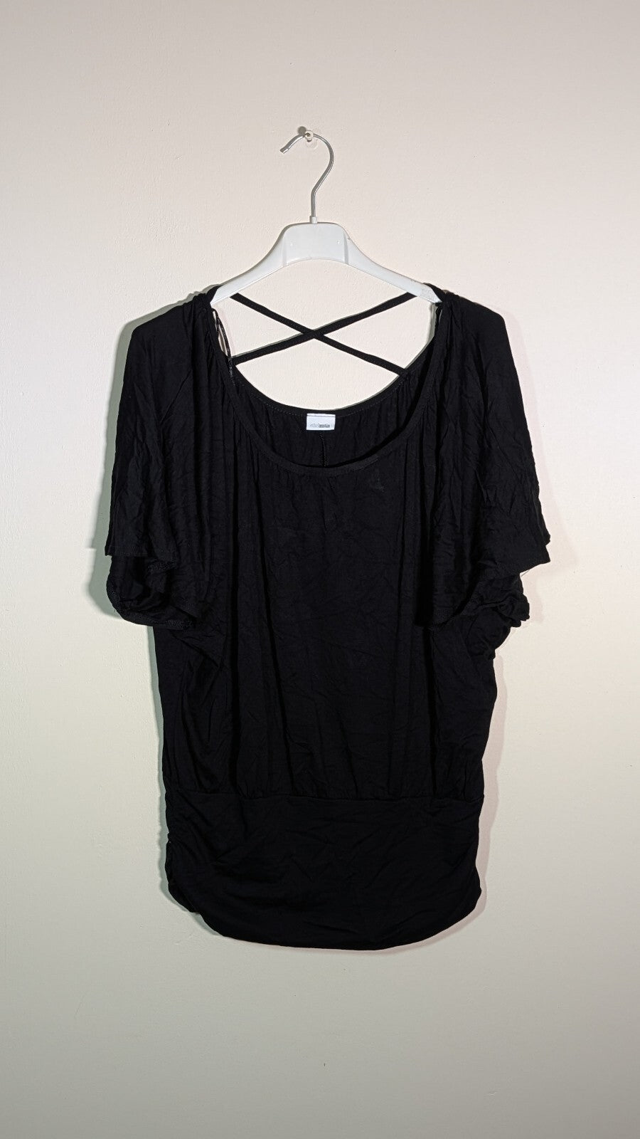 Ethel Austin Women's T Shirt - Black - Size 12