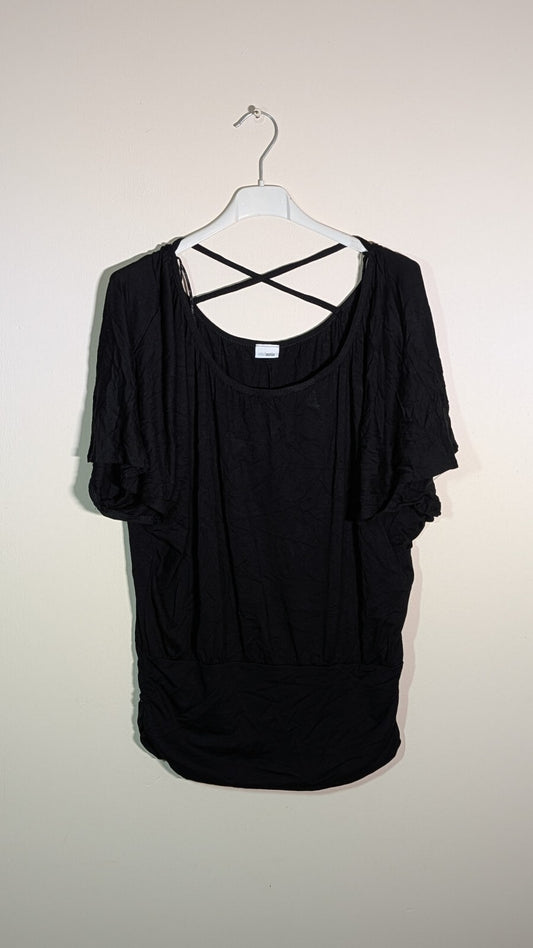 Ethel Austin Women's T Shirt - Black - Size 12