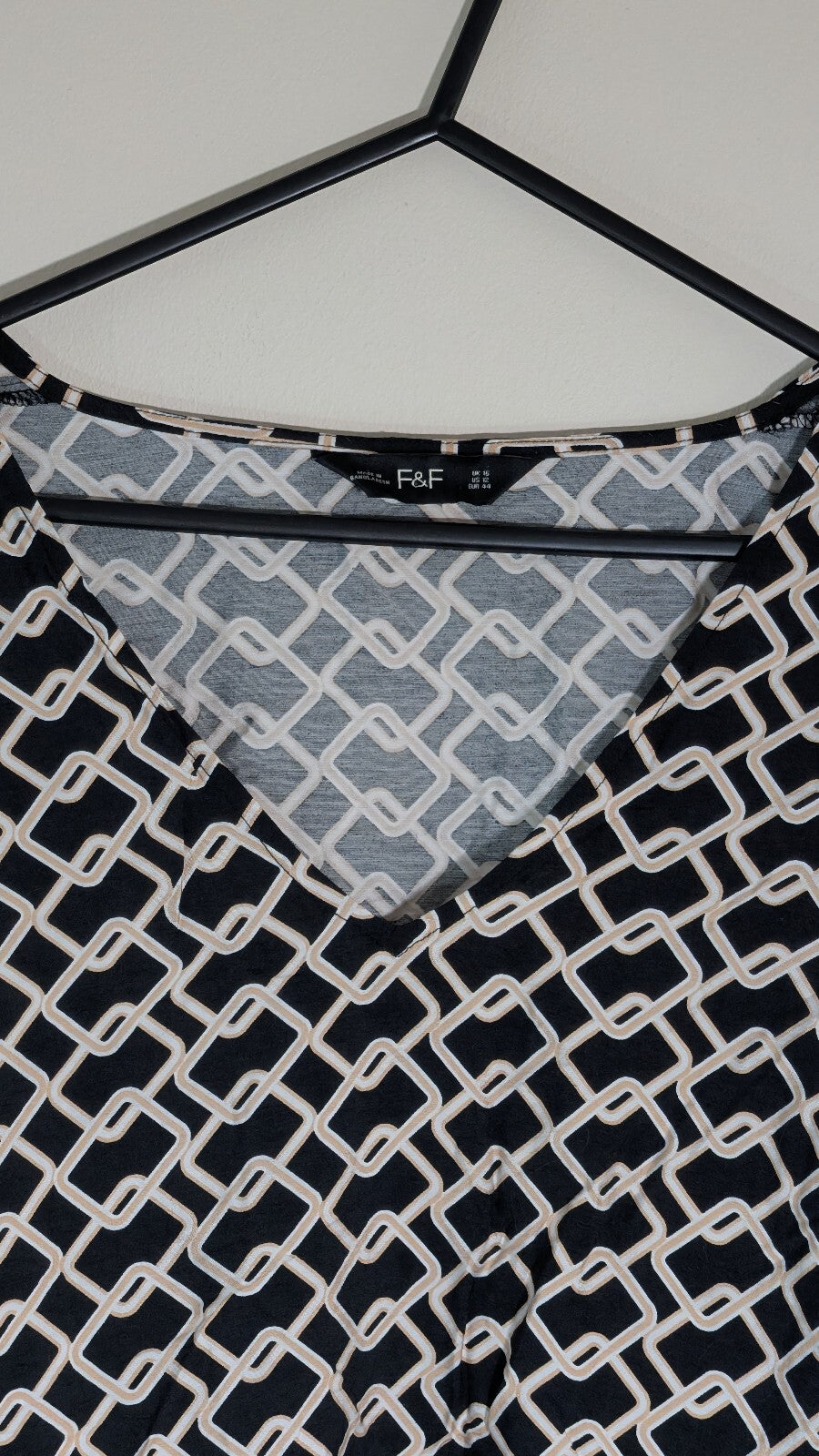 F&F Women's Dress - Black - Size 16