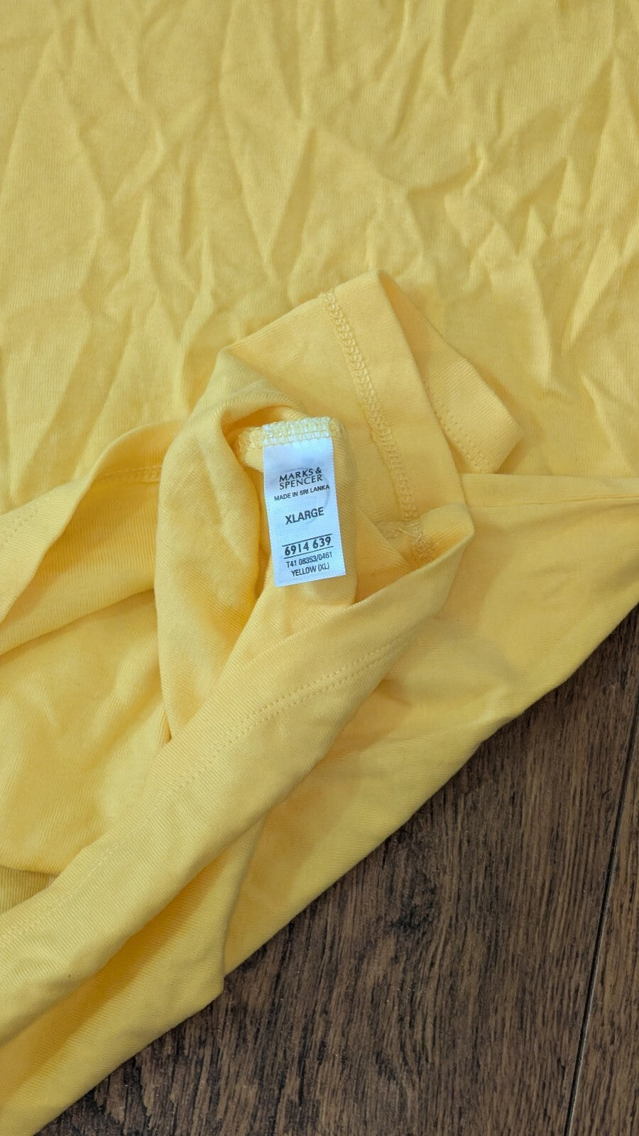 Marks & Spencer Women's Vest - Yellow - Size XL