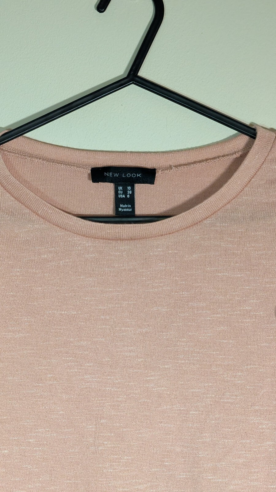 New Look Women's T Shirt - Pink - Size 10