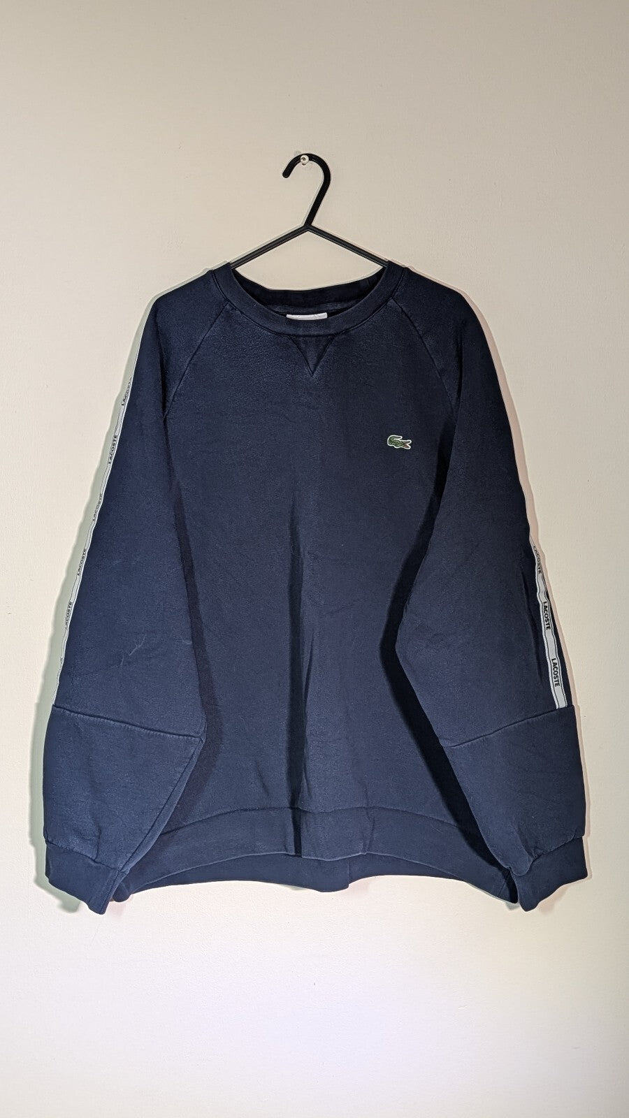 Lacoste Men's Sweatshirt Jumper - Navy - Size 8 / XXXL