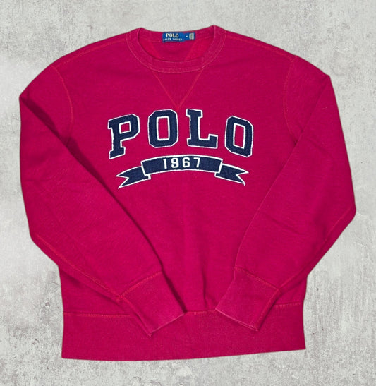 Ralph Lauren Men's Sweatshirt Jumper - Red - Size Medium