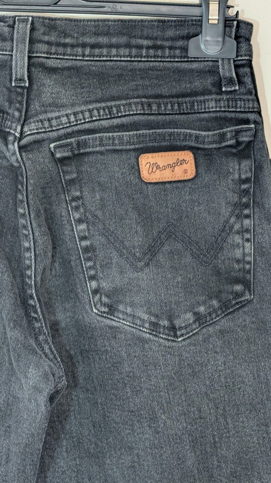 Wrangler Men's Texas Stretch Jeans - Black - Size 30W 30L