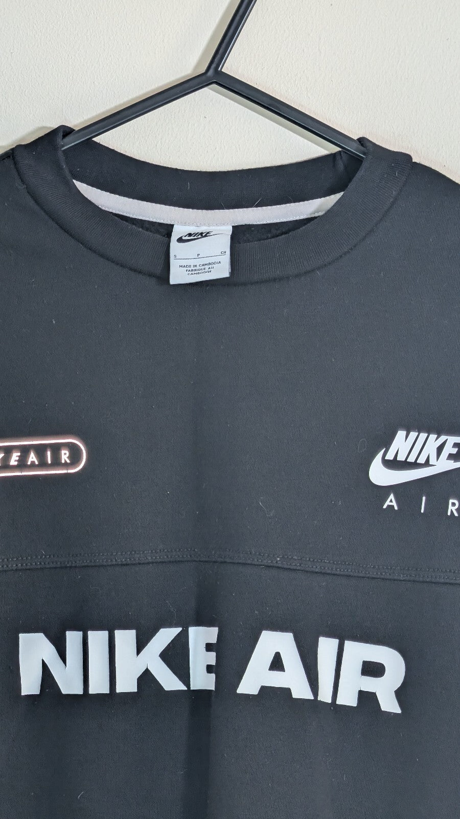 Nike Men's Sweatshirt Jumper - Black - Size Small