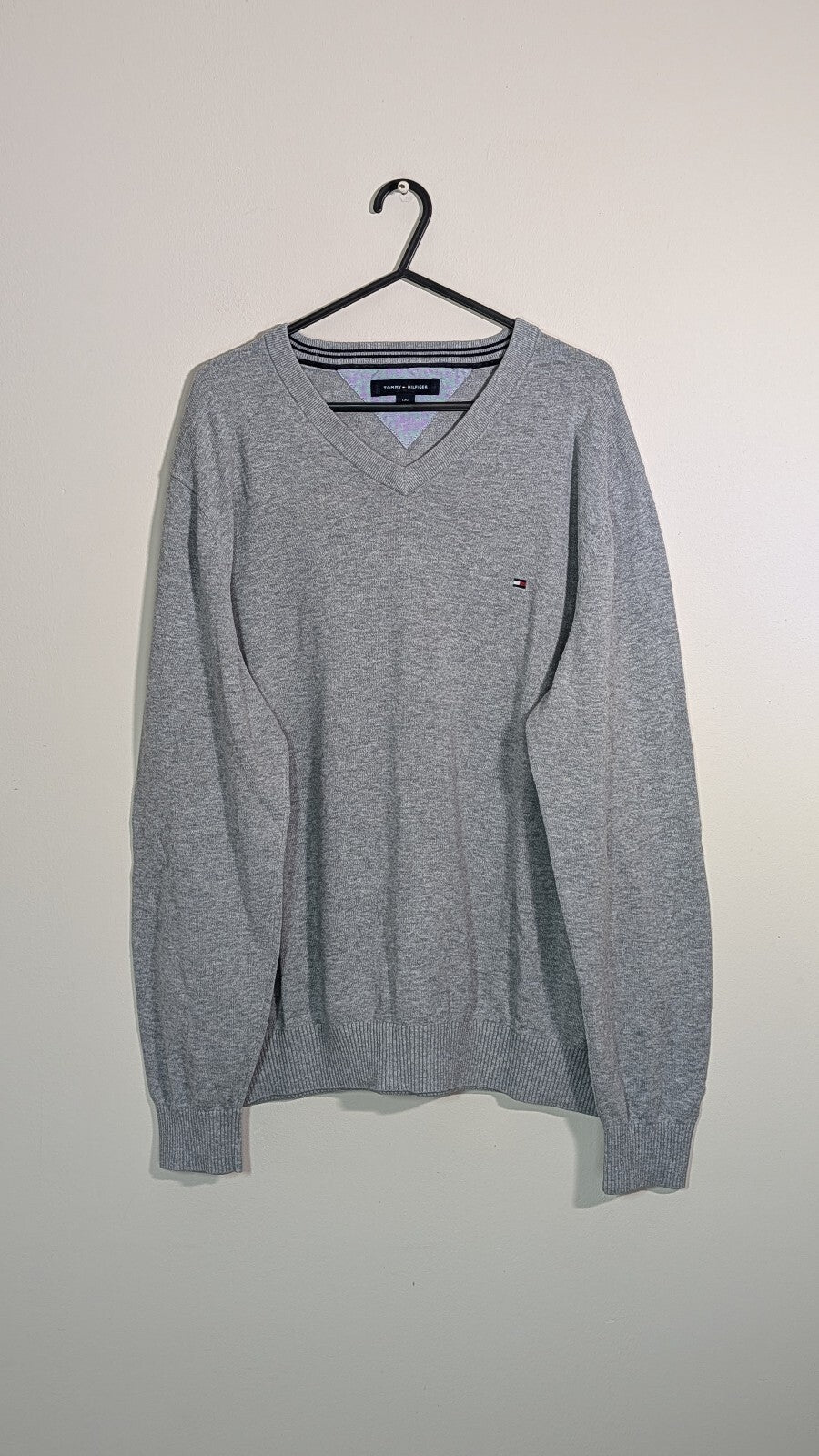 Tommy Hilfiger Men's Sweatshirt Jumper - Grey - Size Large