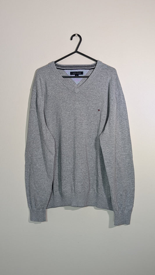 Tommy Hilfiger Men's Sweatshirt Jumper - Grey - Size Large