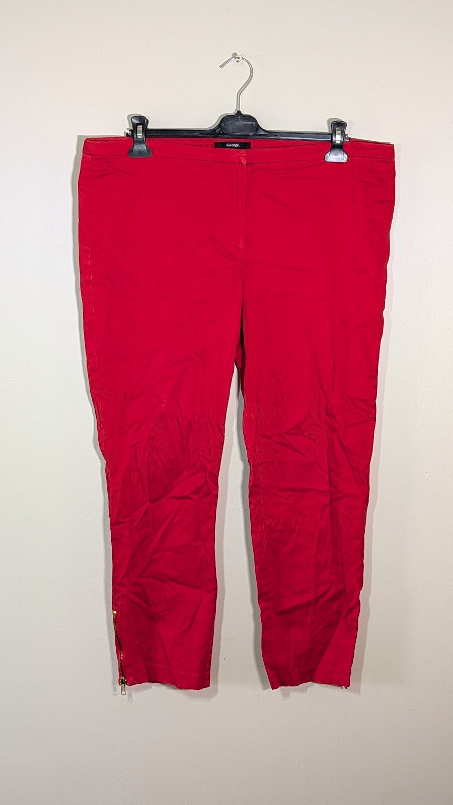 George Women's Trousers - Red - Size 18
