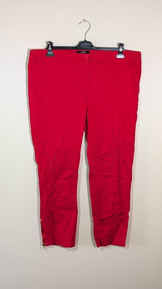 George Women's Trousers - Red - Size 18
