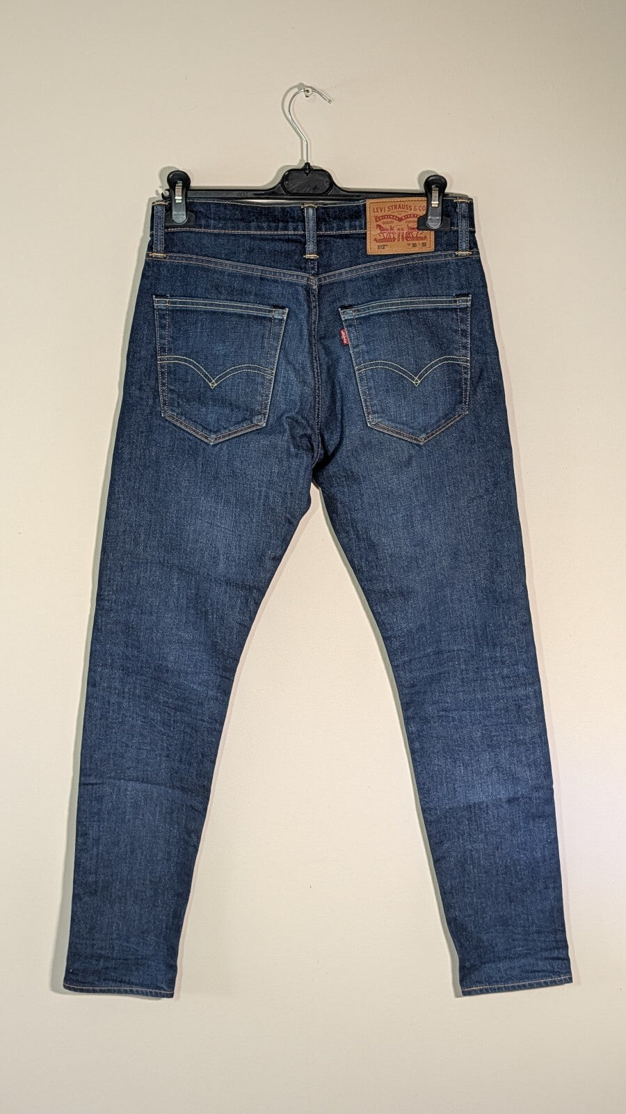 Levi's Men's 512 Slim Taper Jeans - Blue - Size 30W 32L