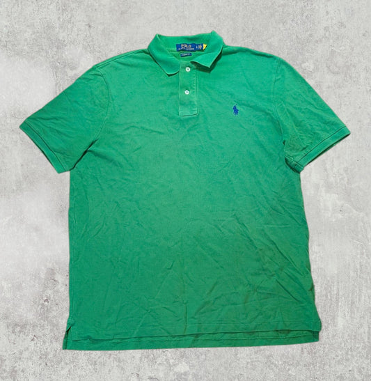 Ralph Lauren Men's Classic Fit Polo T Shirt - Green - Size Large