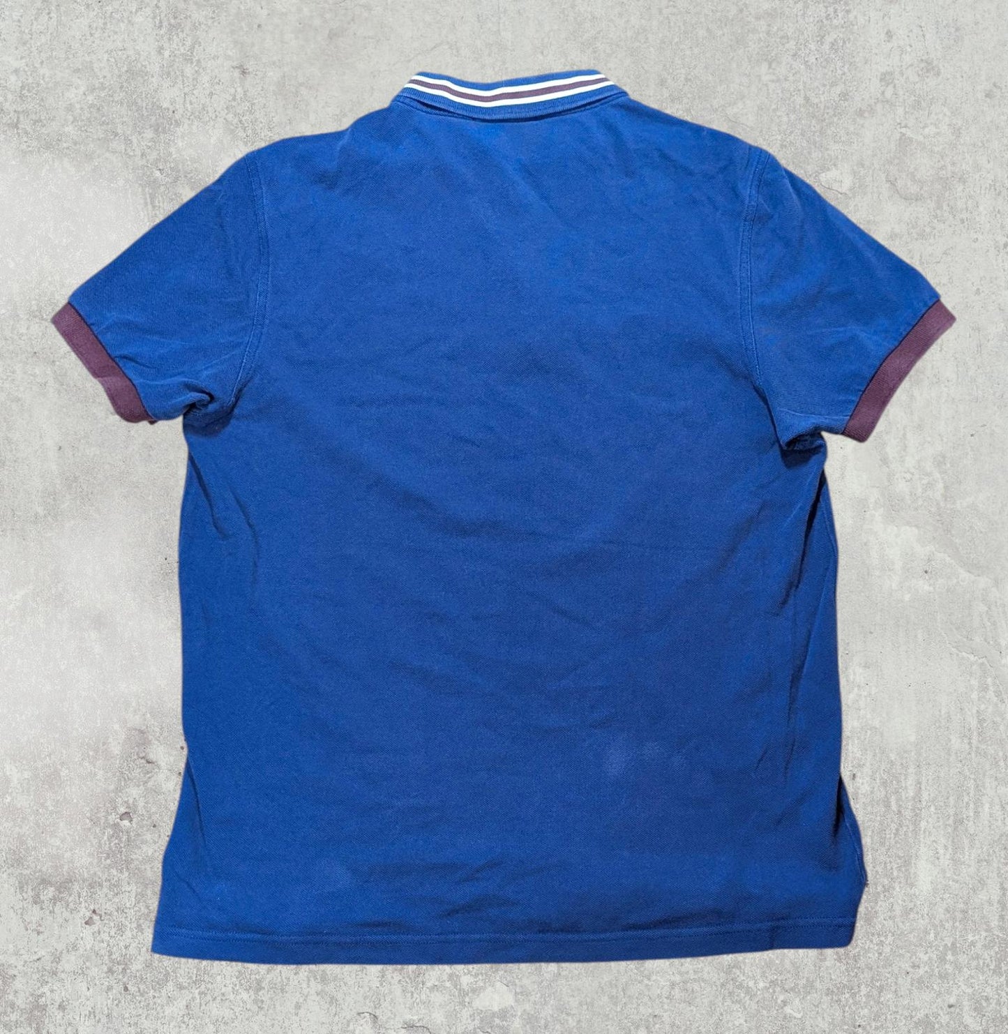 Fred Perry Men's Polo T Shirt - Blue - Size Medium