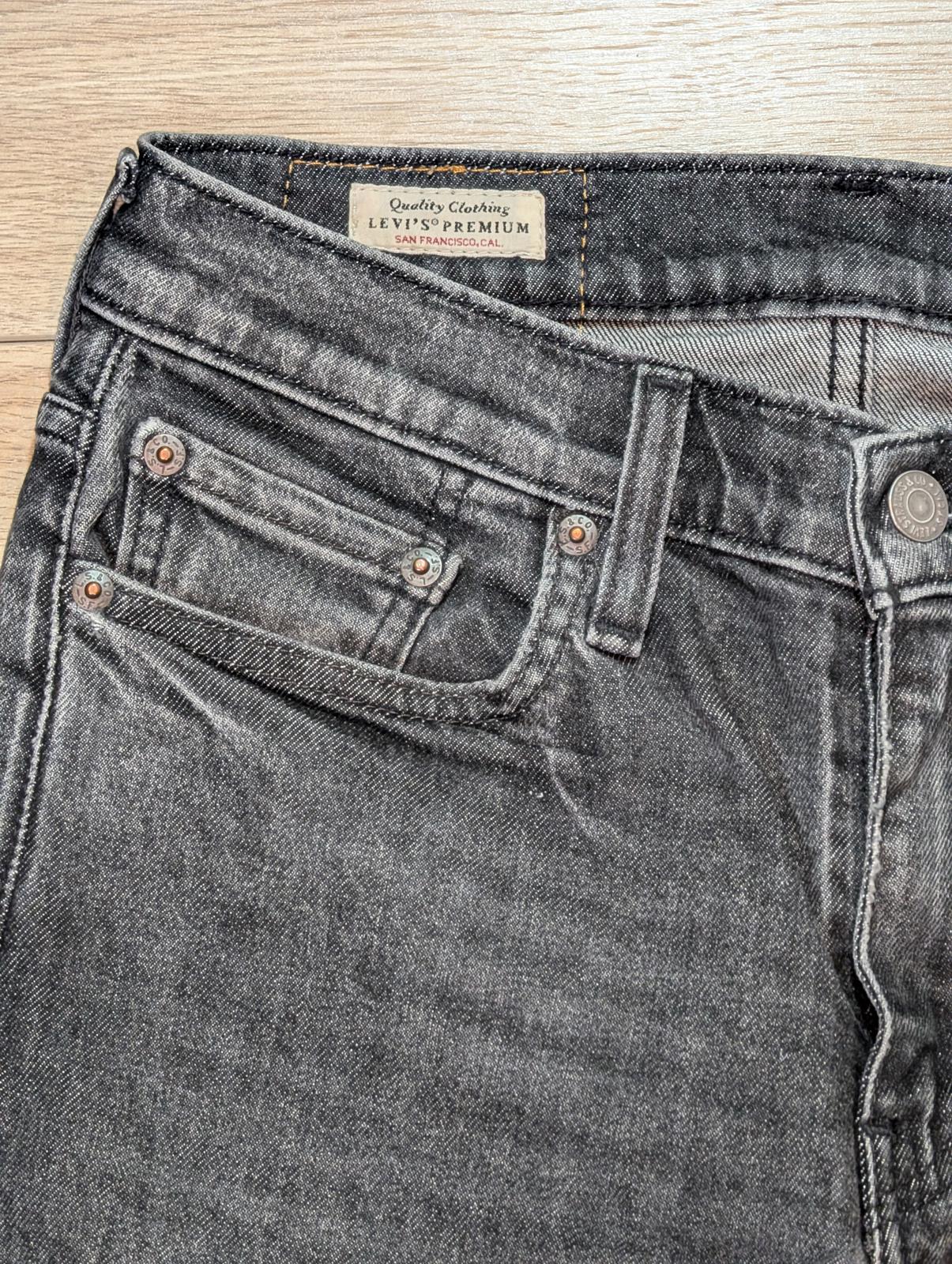 Levi's Men's Skinny Taper Jeans - Grey - Size 29W 30L