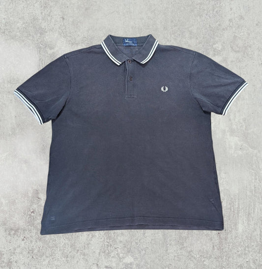 Fred Perry Men's Polo T Shirt - Navy - Size Large